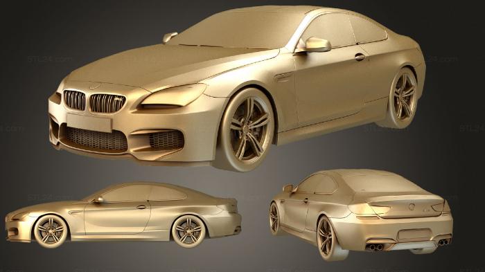 Автомобили и транспорт (BMW M6 Купе (F12), CARS_0858) 3D модель для ЧПУ станка